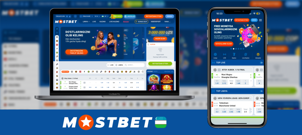 Mostbet UZ bonuslar, ro'yxatdan o'tish